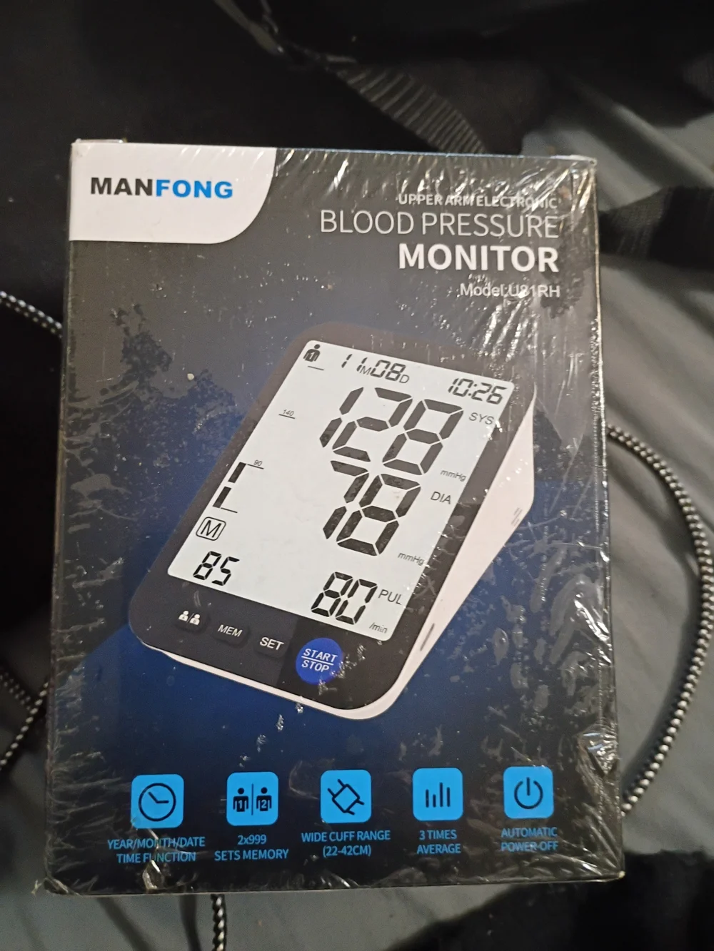 Wearable Blood Pressure Cuff Packaging